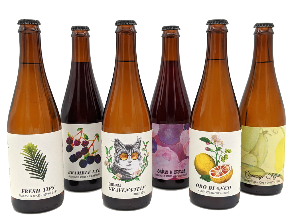 Eye Cyder seasonal ciders six-bottle lineup